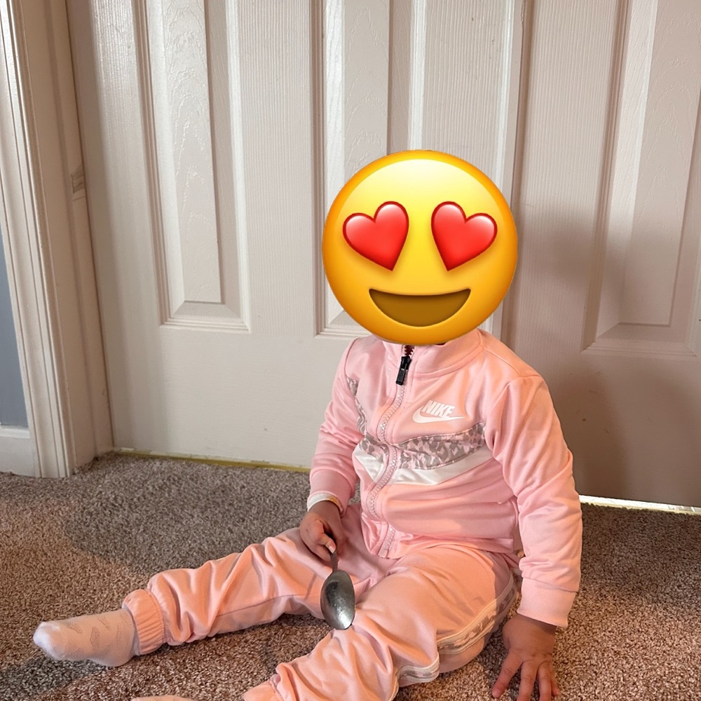 Nike Light Pink Infant Tracksuit